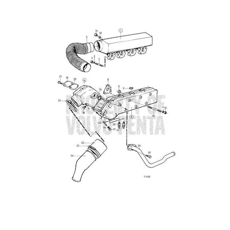 Volvo Penta Exhaust Manifold 844091
